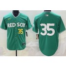 Men's Boston Red Sox #35 Garrett Crochet Green 2025 City Connect Limited Jersey