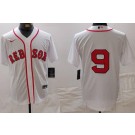 Men's Boston Red Sox #9 Ted Williams White Cool Base Jersey
