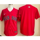 Men's Boston Red Sox Blank Red Limited Jersey