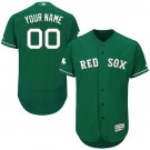Men's Boston Red Sox Customized Green Celtic FlexBase Jersey