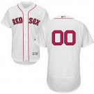 Men's Boston Red Sox Customized White FlexBase Jersey