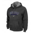 Men's Boston Red Sox Dark Gray Printed Pullover Hoodie