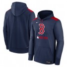 Men's Boston Red Sox Navy Authentic Collection Performance Pullover Hoodie