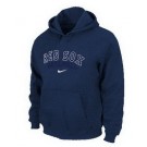 Men's Boston Red Sox Navy Blue Printed Pullover Hoodie