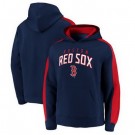 Men's Boston Red Sox Navy Game Time Arch Pullover Hoodie