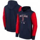 Men's Boston Red Sox Navy Red Authentic Collection Performance Hoodie