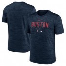 Men's Boston Red Sox Navy Velocity Performance Practice T Shirt