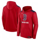 Men's Boston Red Sox Red Authentic Collection Performance Pullover Hoodie
