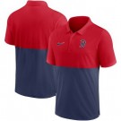 Men's Boston Red Sox Red Navy Patchwork Polo