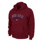 Men's Boston Red Sox Red Printed Pullover Hoodie