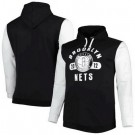 Men's Brooklyn Nets Black Bold Attack Pullover Hoodie