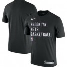 Men's Brooklyn Nets Black Sideline Legend Performance Practice T Shirt