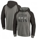 Men's Brooklyn Nets Gray 3 Printed Pullover Hoodie