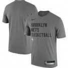Men's Brooklyn Nets Gray Sideline Legend Performance Practice T Shirt