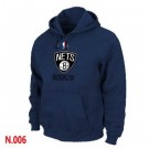 Men's Brooklyn Nets Navy Blue Printed Pullover Hoodie