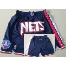 Men's Brooklyn Nets Navy City Just Don Shorts
