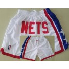 Men's Brooklyn Nets White Just Don Swingman Shorts