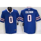 Men's Buffalo Bills #0 Keon Coleman Limited Blue Vapor Jersey