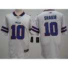 Men's Buffalo Bills #10 Khalil Shakir Limited White Vapor Jersey