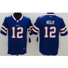 Men's Buffalo Bills #12 Jim Kelly Limited Blue Vapor Untouchable Jersey