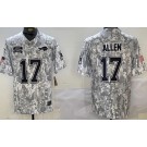 Men's Buffalo Bills #17 Josh Allen Limited Arctic Camo 2024 Salute to Service Jersey