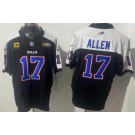 Men's Buffalo Bills #17 Josh Allen Limited Black Thanksgiving FUSE Vapor Jersey