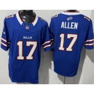 Men's Buffalo Bills #17 Josh Allen Limited Blue FUSE Vapor Jersey