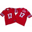 Men's Buffalo Bills #17 Josh Allen Limited Red FUSE Vapor Jersey