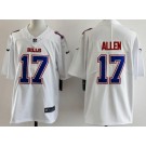 Men's Buffalo Bills #17 Josh Allen Limited White Fashion Vapor Jersey
