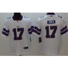 Men's Buffalo Bills #17 Josh Allen Limited White Vapor Untouchable Jersey