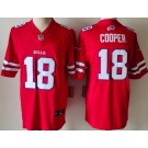 Men's Buffalo Bills #18 Amari Cooper Limited Red FUSE Vapor Jersey