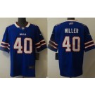 Men's Buffalo Bills #40 Von Miller Limited Blue Vapor Jersey
