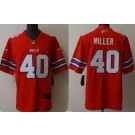 Men's Buffalo Bills #40 Von Miller Limited Red Alternate Vapor Jersey