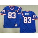 Men's Buffalo Bills #83 Andre Reed Blue 1990 Throwback Jersey