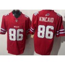 Men's Buffalo Bills #86 Dalton Kincaid Limited Red FUSE Vapor Jersey