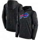 Men's Buffalo Bills Black 2021 Crucial Catch Therma Pullover Hoodie