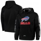Men's Buffalo Bills Black Zubaz Tonal Oxide Pullover Hoodie