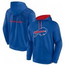 Men's Buffalo Bills Blue Defender Evo Pullover Hoodie