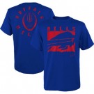 Men's Buffalo Bills Blue Liquid Camo Logo T Shirt