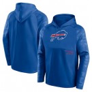 Men's Buffalo Bills Blue Shade Defender Raglan Pullover Hoodie