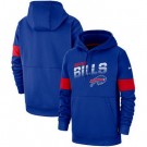 Men's Buffalo Bills Blue Sideline Arch Jersey Performance Pullover Hoodie