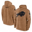 Men's Buffalo Bills Brown 2023 Salute To Service Club Pullover Hoodie