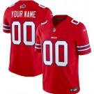 Men's Buffalo Bills Customized Limited Red FUSE Vapor Jersey