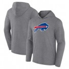 Men's Buffalo Bills Gray Primary Logo Long Sleeve T Shirt Hoodie