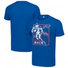 Men's Buffalo Bills Royal Graphic Shield Logo T Shirt