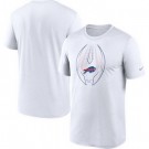 Men's Buffalo Bills White Legend Icon T-Shirt