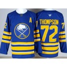 Men's Buffalo Sabres #72 Tage Thompson Blue Authentic Jersey