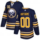 Men's Buffalo Sabres Customized Navy Blue Authentic Jersey