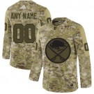Men's Buffalo Sabres Customized Navy Camo Authentic Jersey