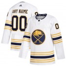 Men's Buffalo Sabres Customized White 2021 Alternate Authentic Jersey